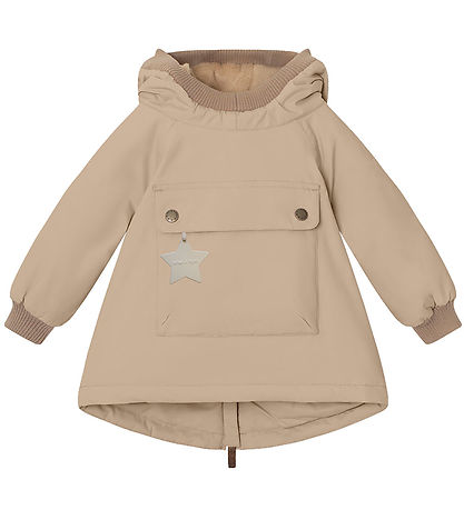 Mini A Ture Winterjacke - Babywen Fleece - Savannah Tan
