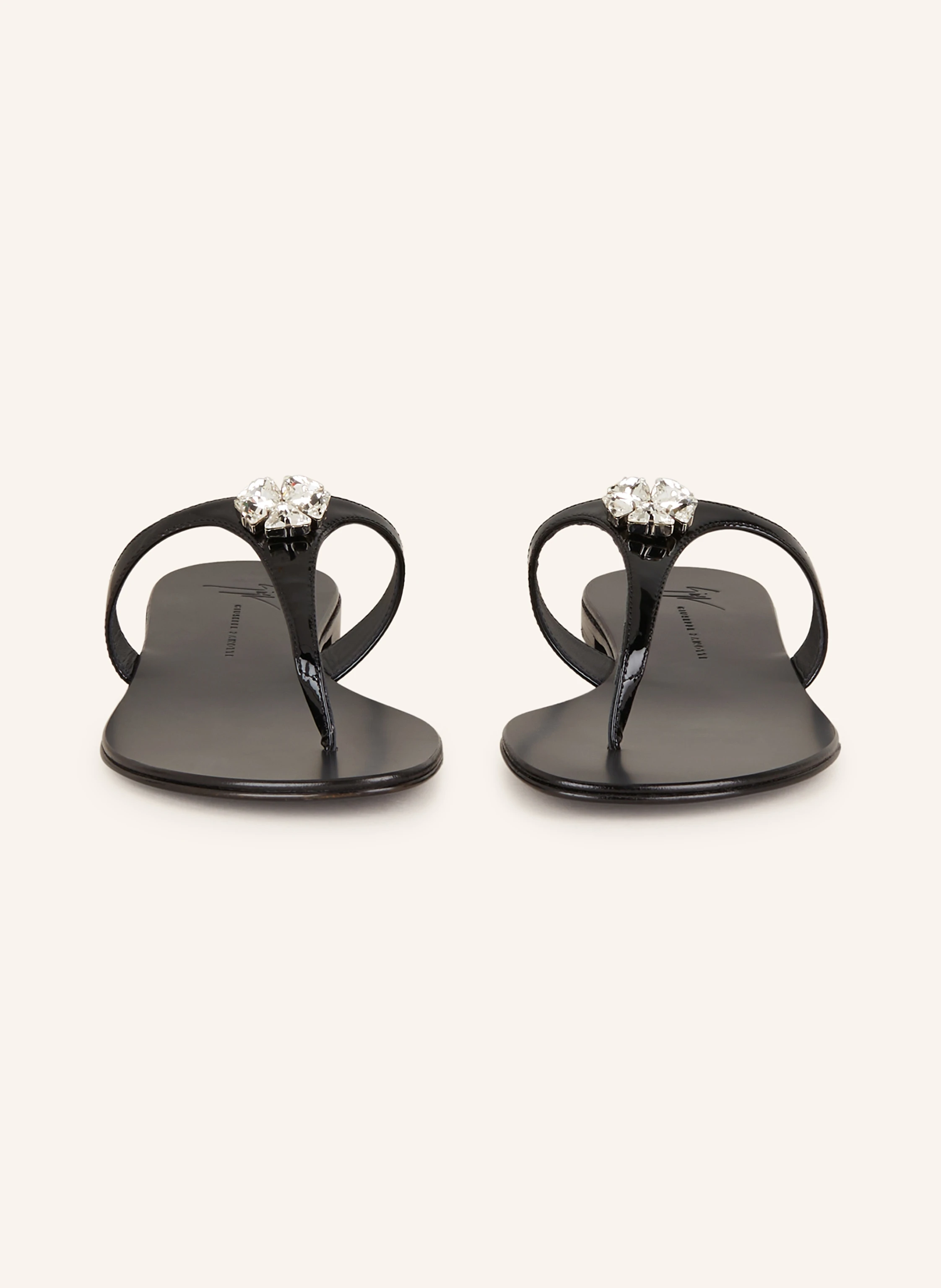 GIUSEPPE ZANOTTI DESIGN Zehentrenner mit Schmucksteinen
