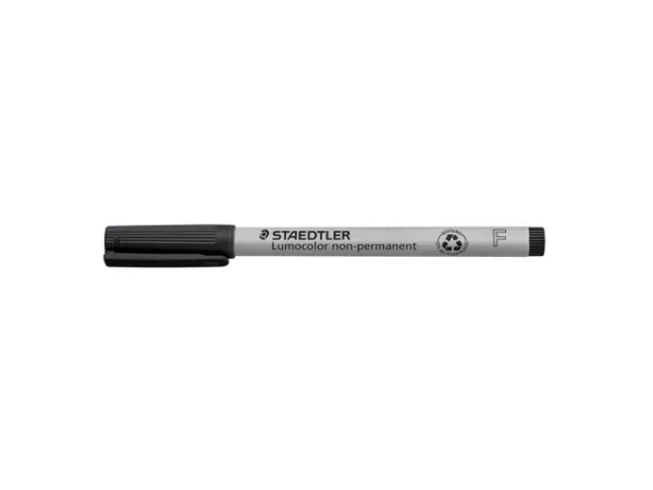 Staedtler Lumocolor sort F 0,6 mm 316-9 non-permanent - (10 stk.)