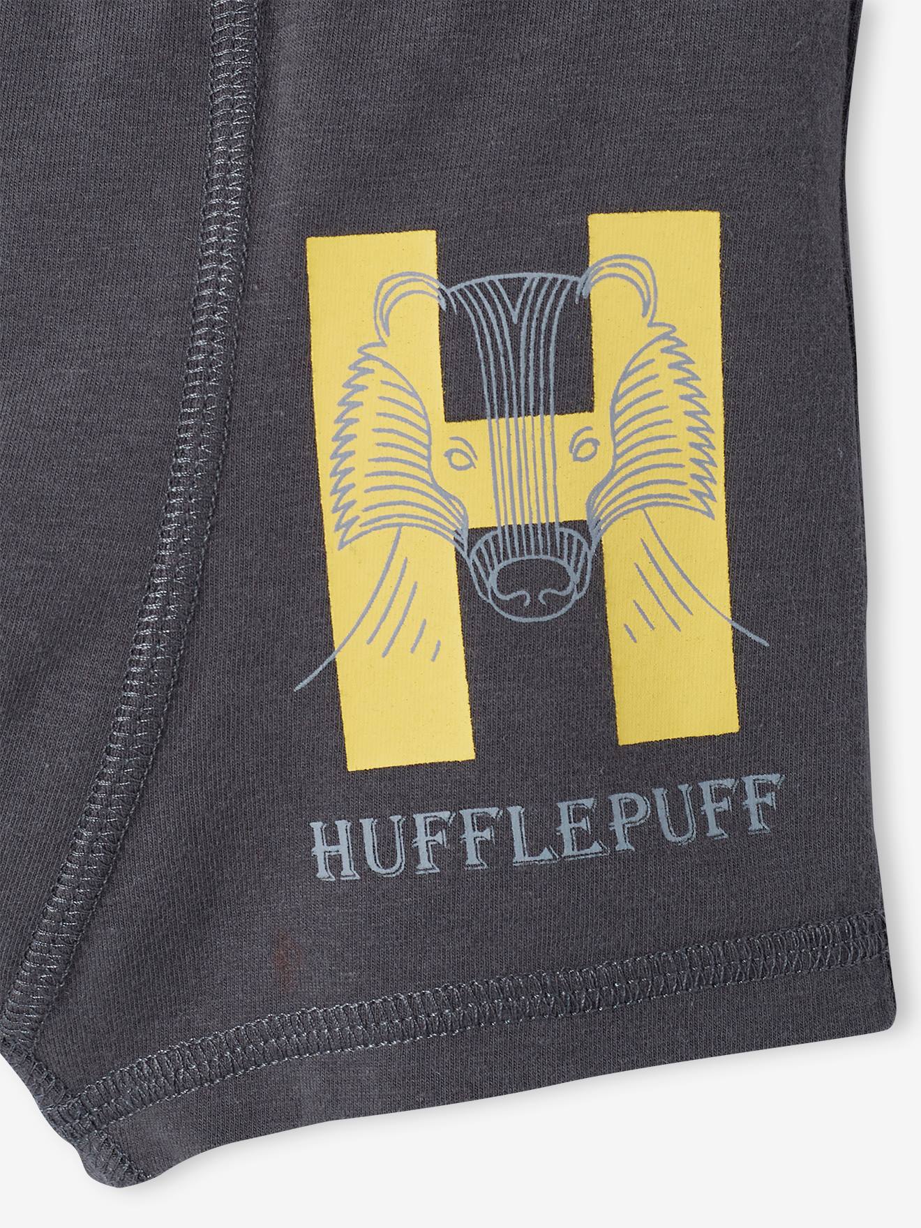 Pacote com 3 cuecas boxer lisas vermelhas escuras com estampas do Harry Potter®