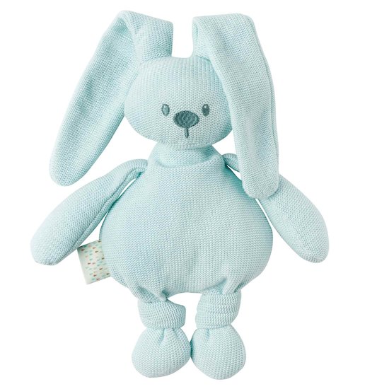 Lapidou peluche lapin tricot   Menthe        de               Nattou