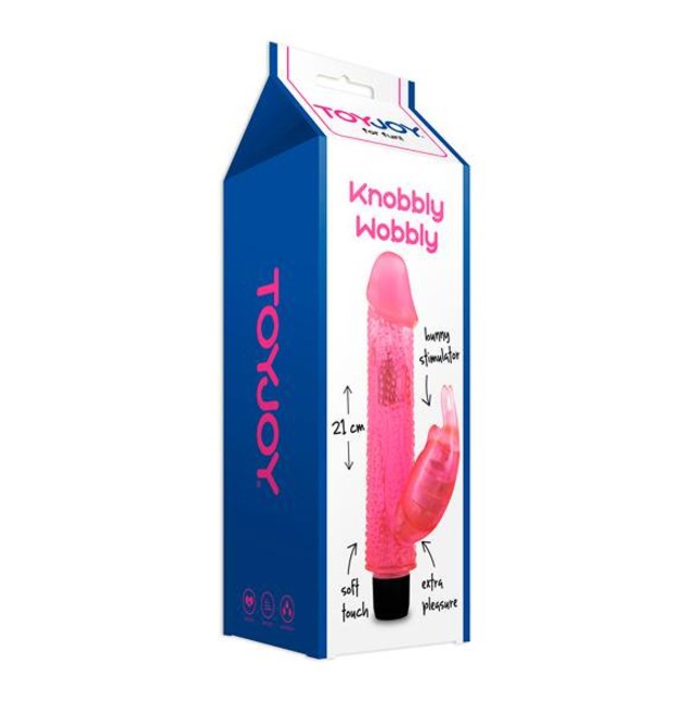 ToyJoy The Rabbits Knobbly Wobbly Pink 1st