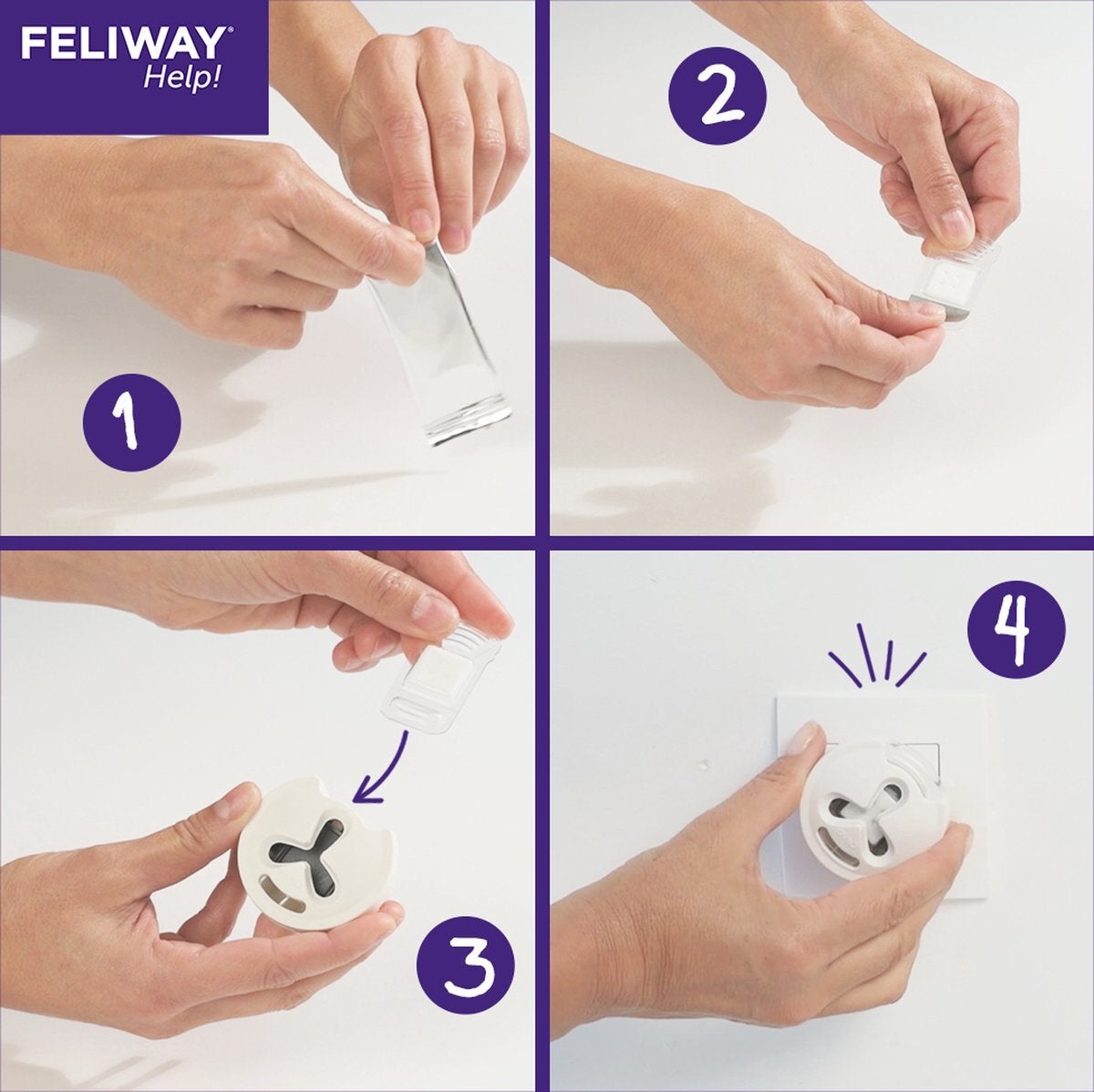 Feliway Help! Anti stress cartridges 3 stuks