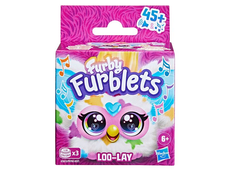 Furby Funktionsplüsch Furblets Loo-Lay Elektronisches Mini-Plüschtier