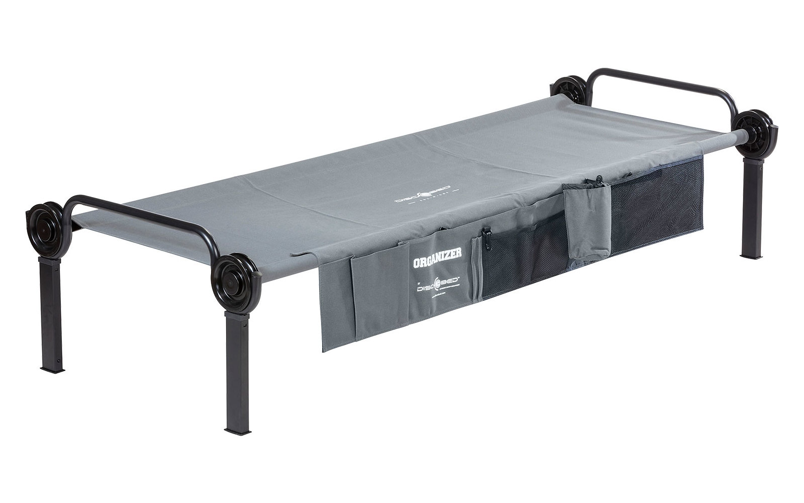 Disc-O-Bed Organizer Seitentasche für Single L und Sol-O-Cot Feldbett schwarz