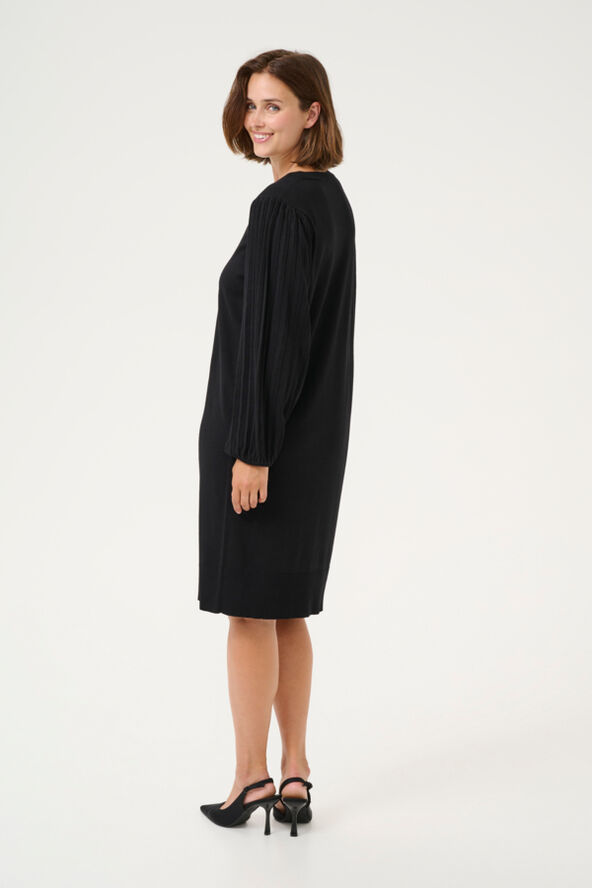 Kaffe KAlone Knit Dress Black deep