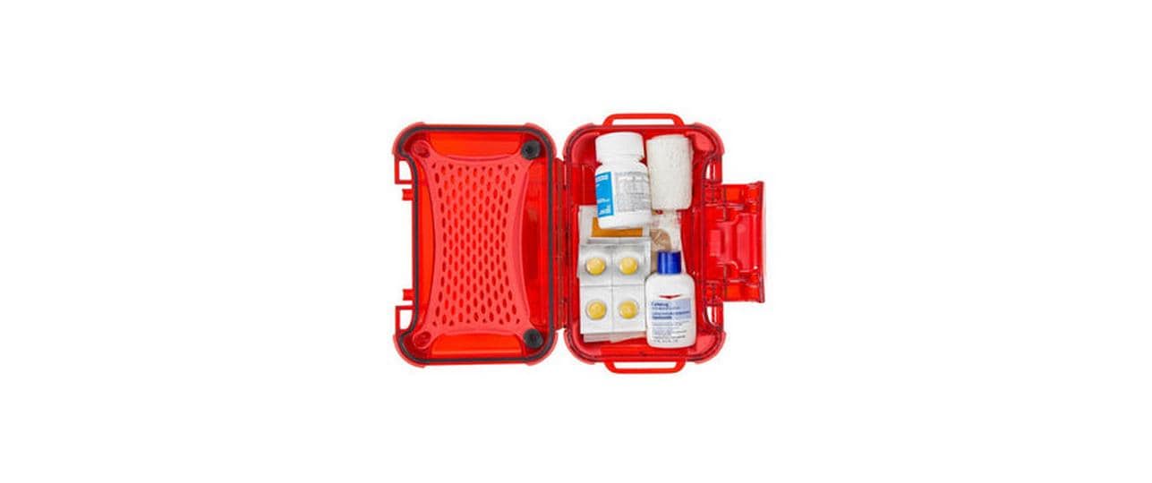 Outdoor-Koffer Nano 320 Erste-HilfeWasserdichter und robuster Koffer für kleine Ausrüstungsgegenstände