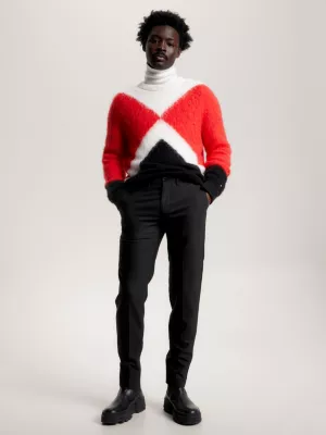 Suéter Argyle Oversized