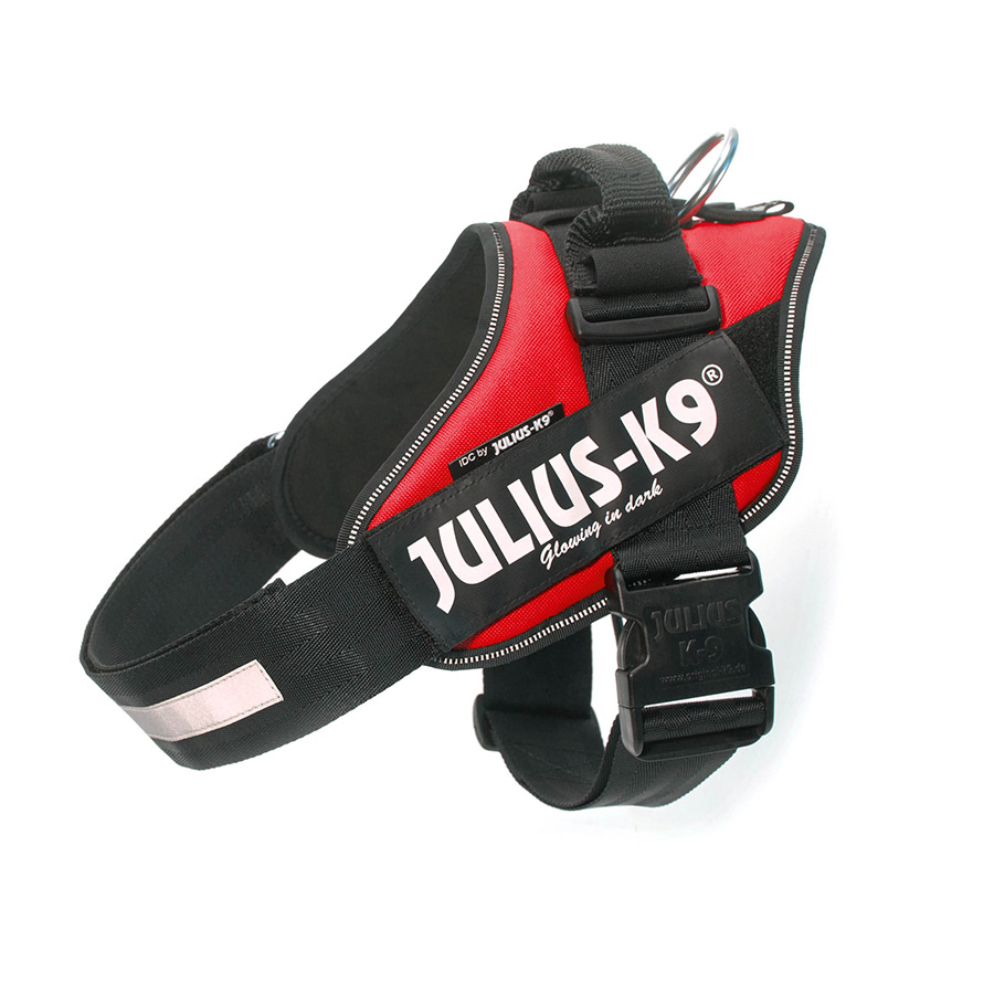 Coleira para cães Julius-K9 IDC vermelha