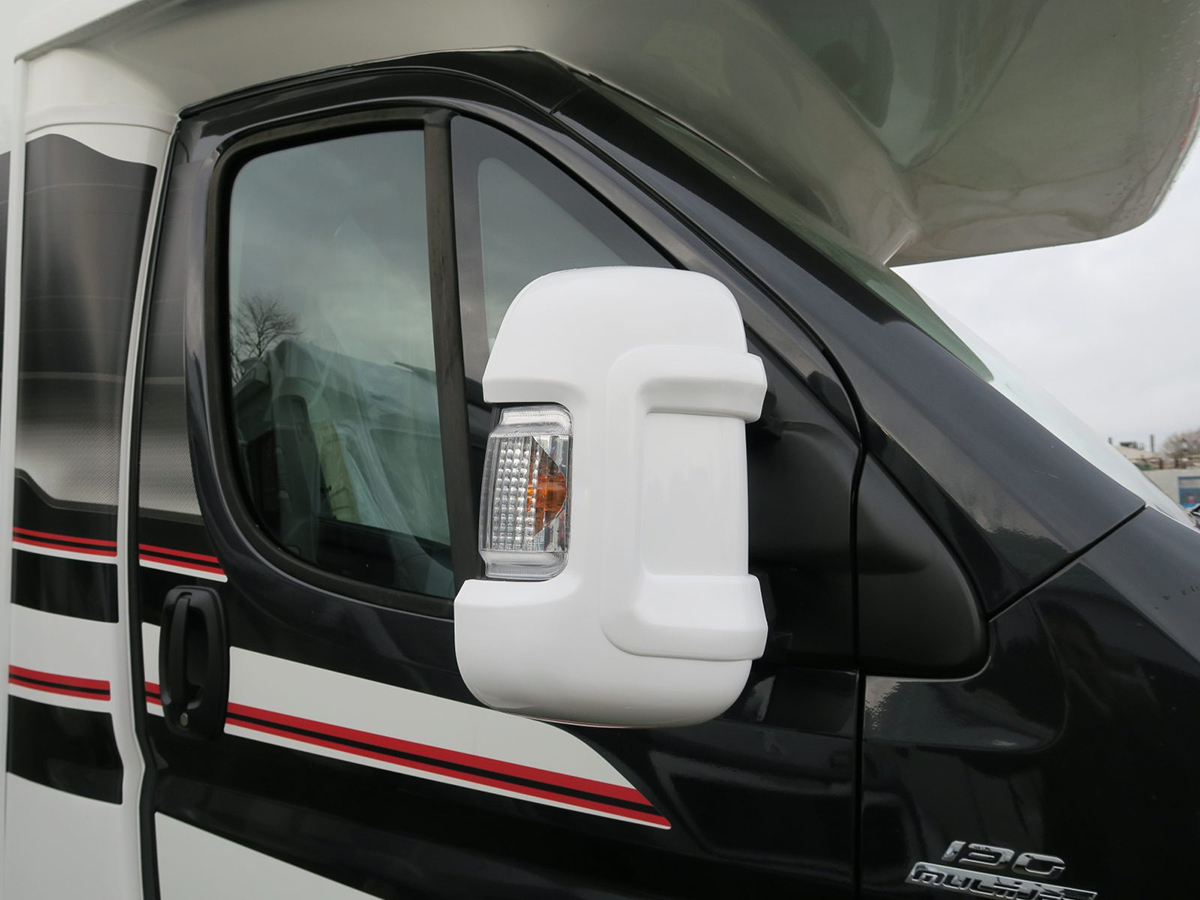 Milenco standaard arm spiegelbeschermer - white