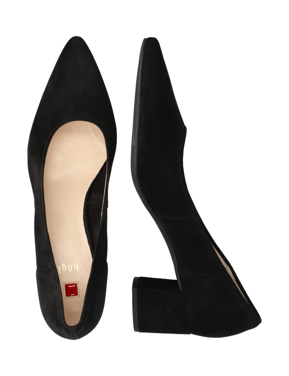 Veloursleder Pumps