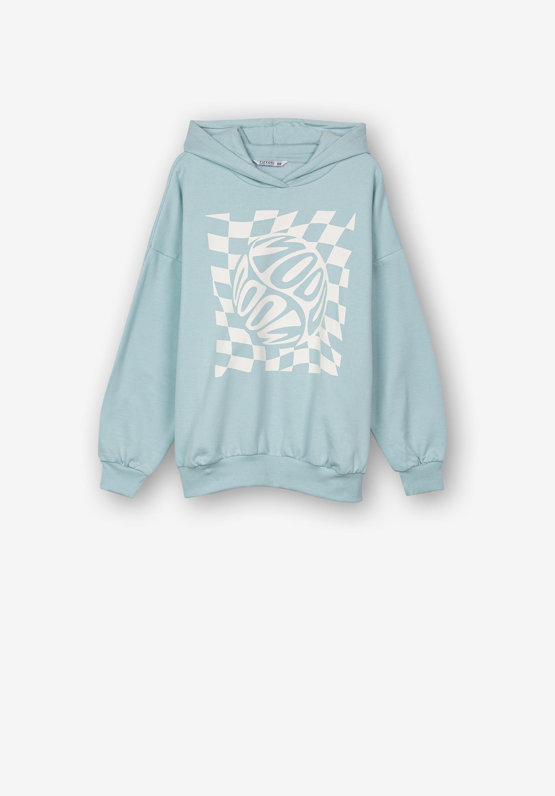 Hoodie com Estampado Frontal