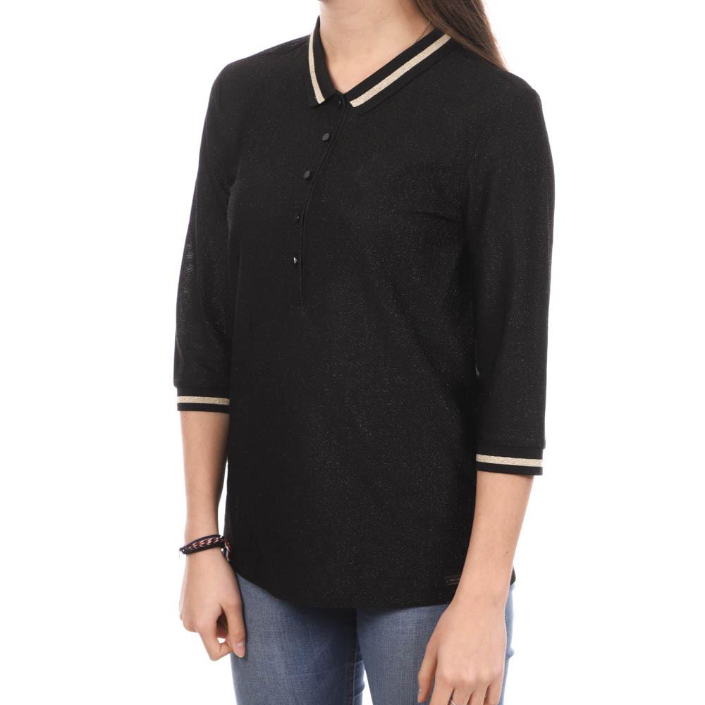 Teddy Smith Polo Noir Femme Teddy Smith Lara