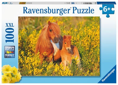 Ravensburger Puslespill Shetlands Ponny 100 Biter