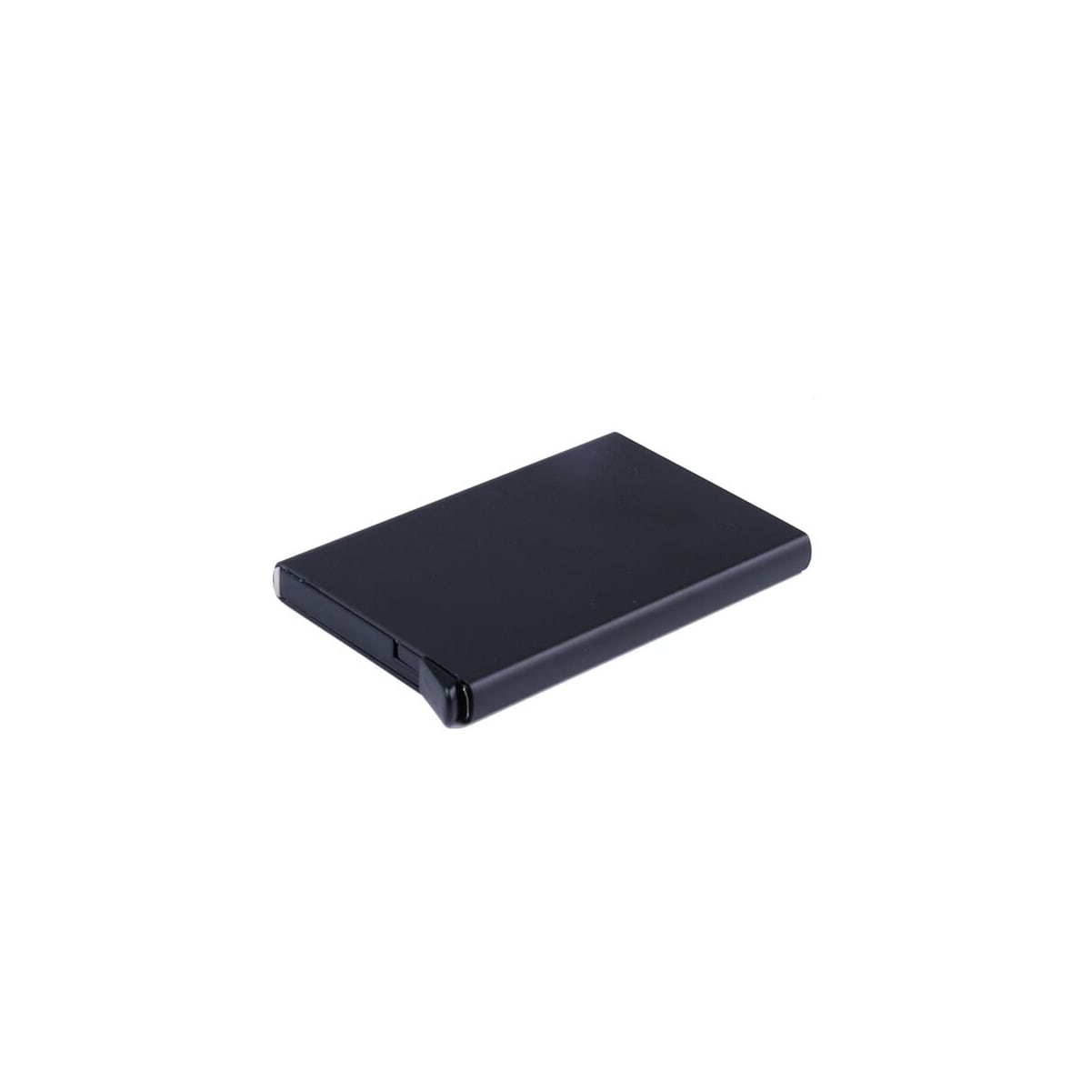 Kortholder kredittkortdeksel RFID-beskttet Aluminium Popup - Svart