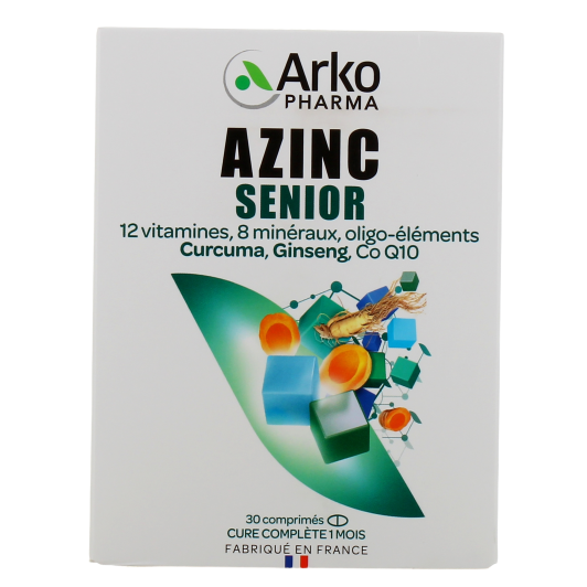 Azinc Senior multivitamines végétales - Complément alimentaire