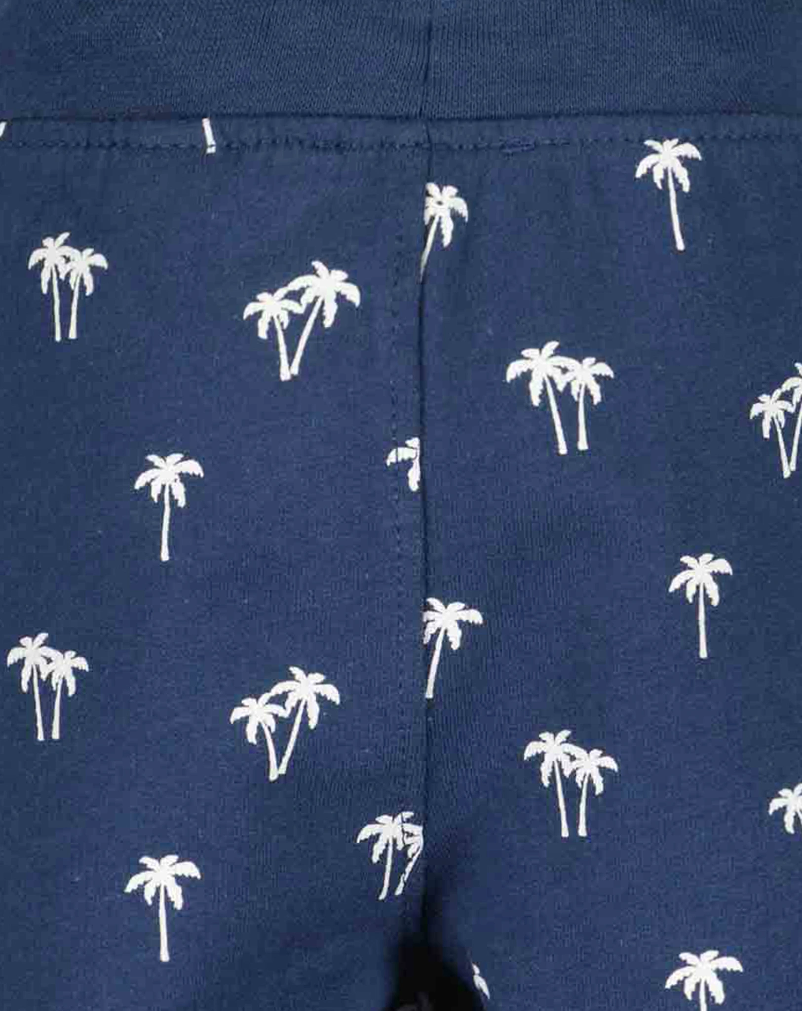 Sweatshorts PALMS AOP in jeansblau