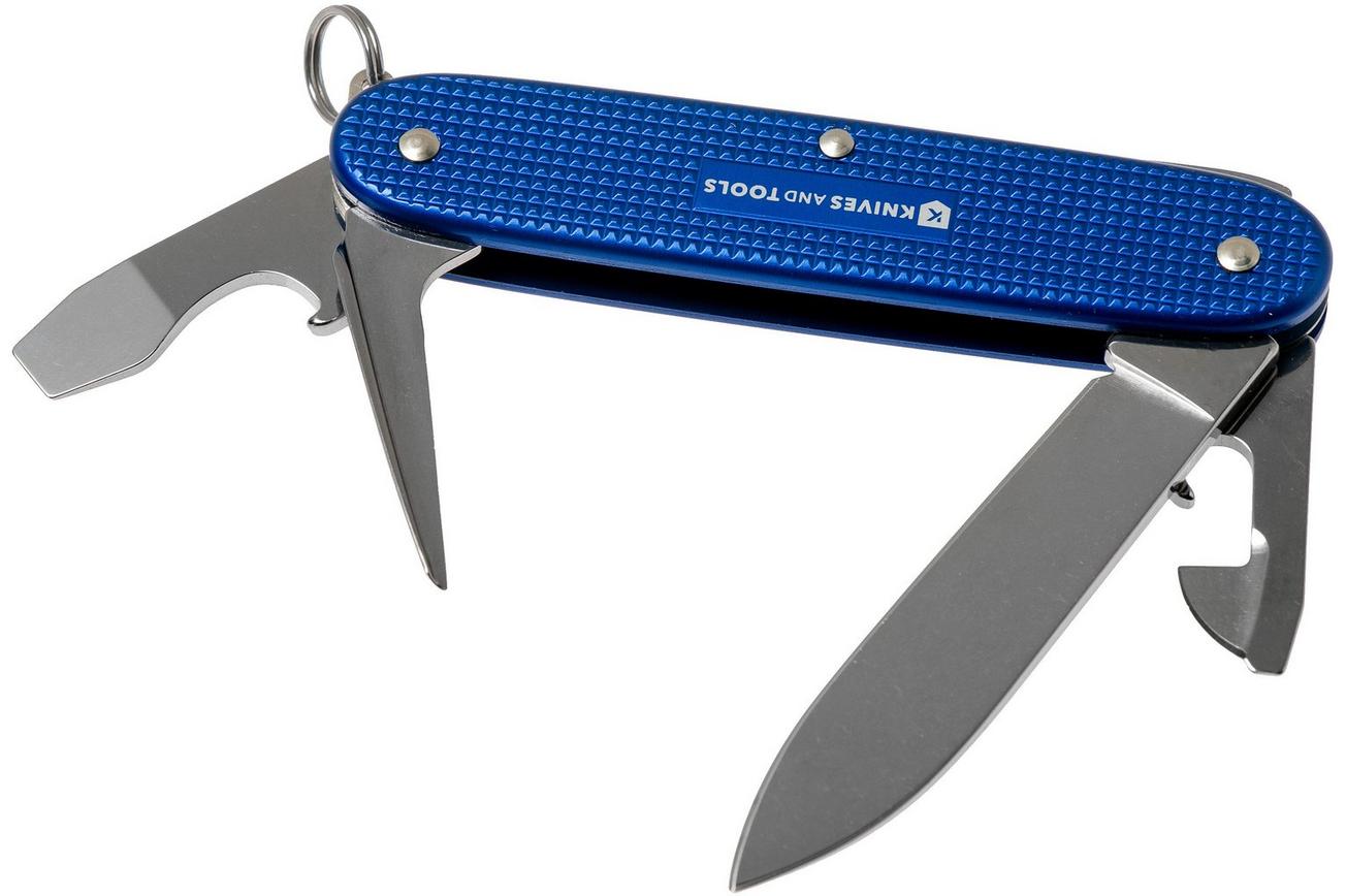 Victorinox Pioneer Alox Blue 0.8201.22R4.KTE1 Knivesandtools Edition, Zwitsers zakmes