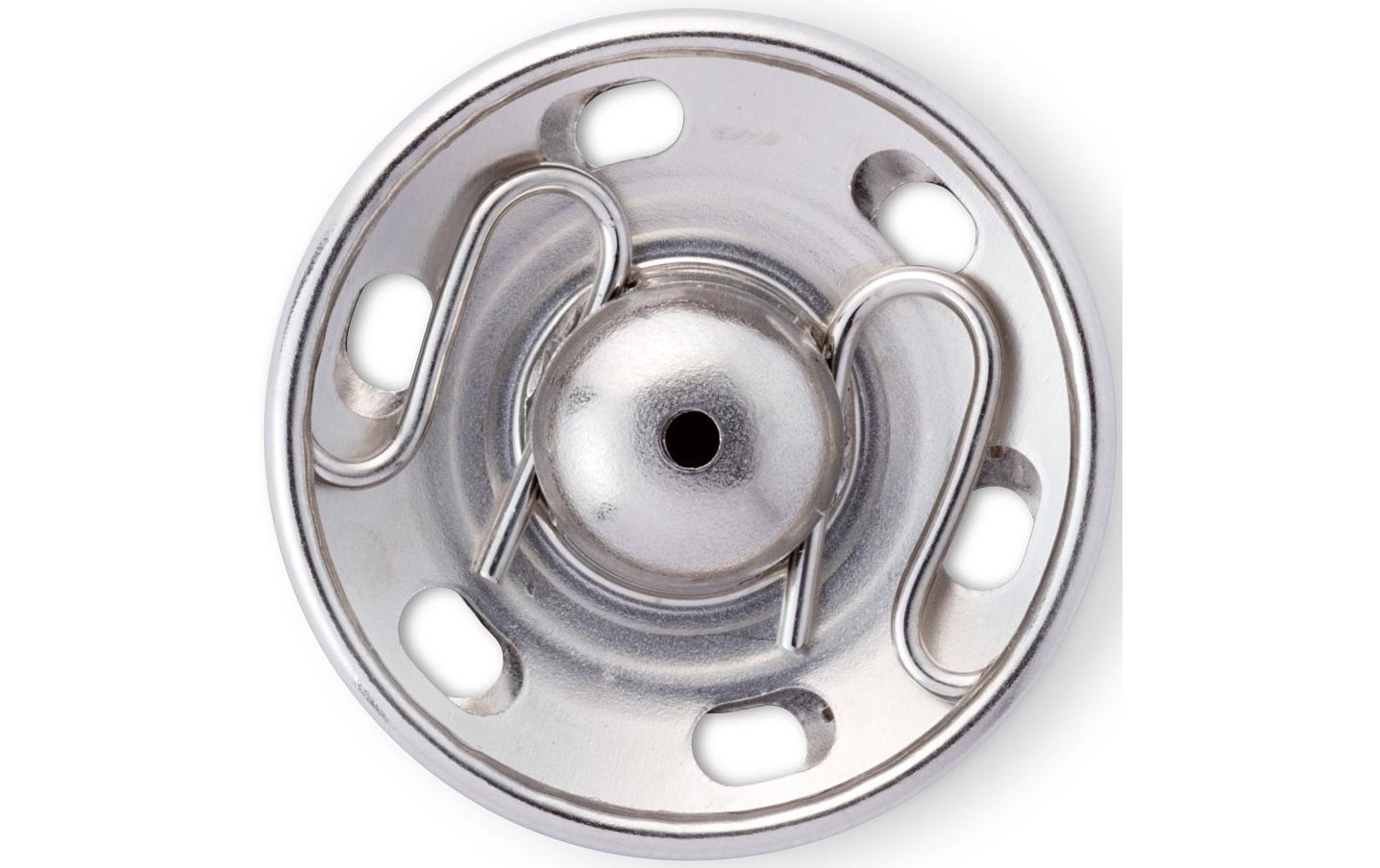 Druckknöpfe Ø 21 mm, Silber, 3 StückStylishe Annähdruckknöpfe, nickelfrei