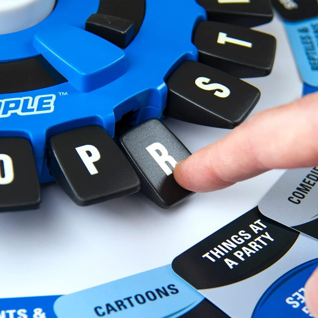 (Ø23cm) Schnelles Denk Wort Spiel Buchstaben Timer Gesellschaftsspiel Think Words Game für Familien / Kinder (Batteriebetrieben)