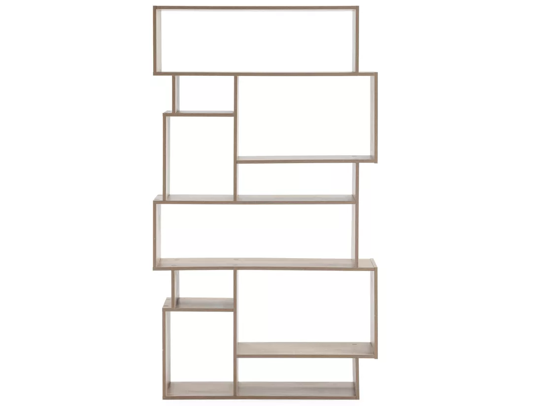 Etagère Hawai avec 10 trous couleur chêne