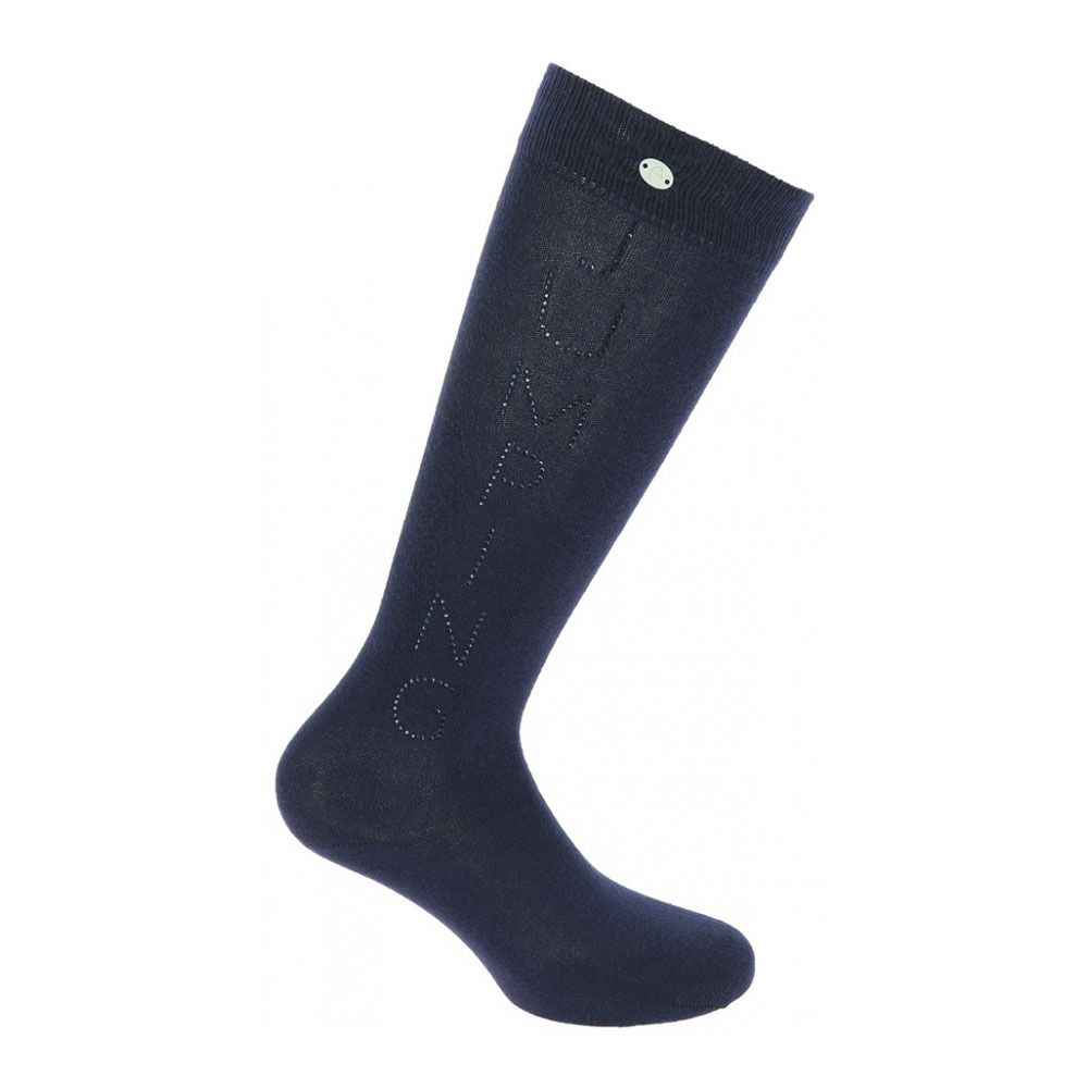 Equitheme STRASS - Chaussettes Femme marine