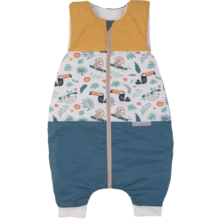 ULLENBOOM Sommer-Schlafsack mit Füßen Dschungel