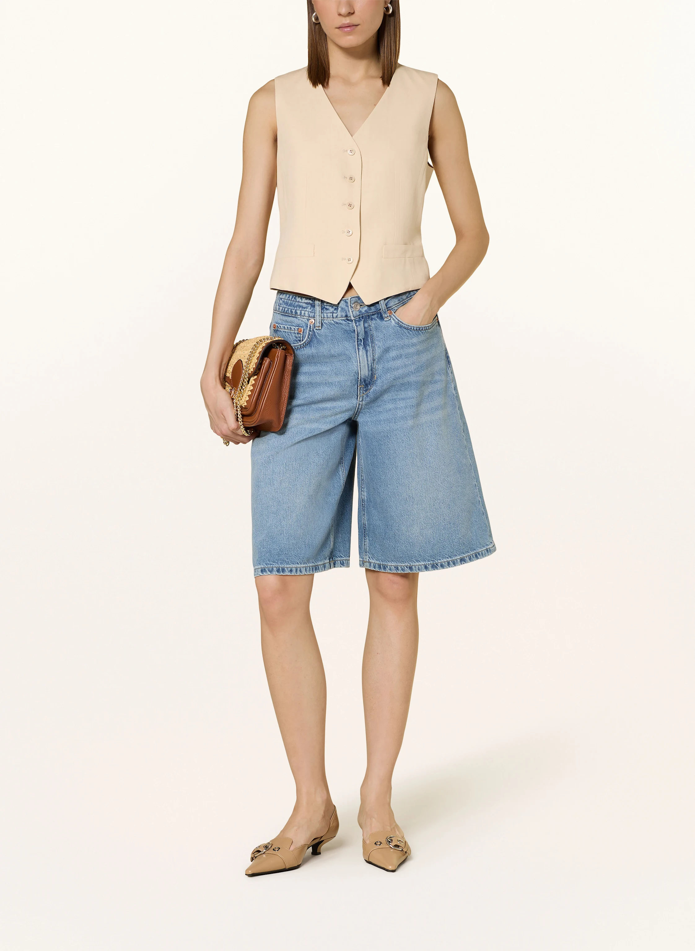 WEEKEND Max Mara Blazerweste PACE mit Leinen