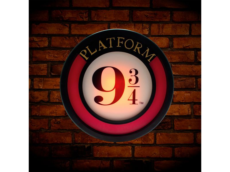 Thumbs Up! Harry Potter Lampe im Design Gleis 9 3/4 Mehrfar Fanartikel aus dem Harry Potter-Universum