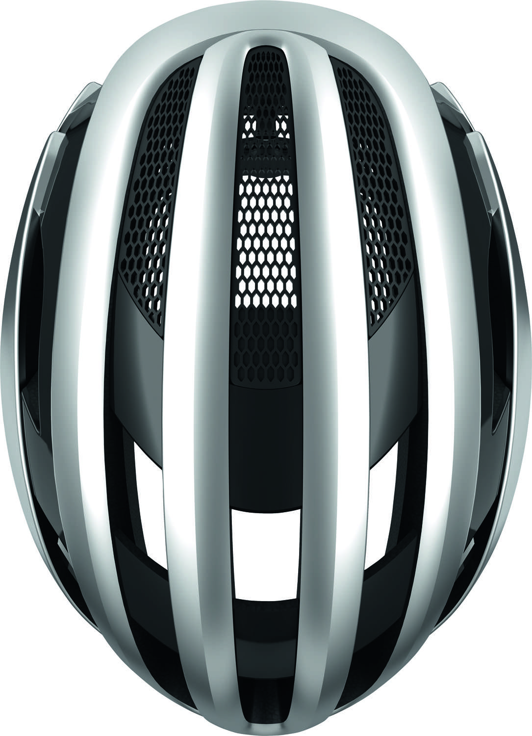 Abus AirBreaker Race Fietshelm Zilver