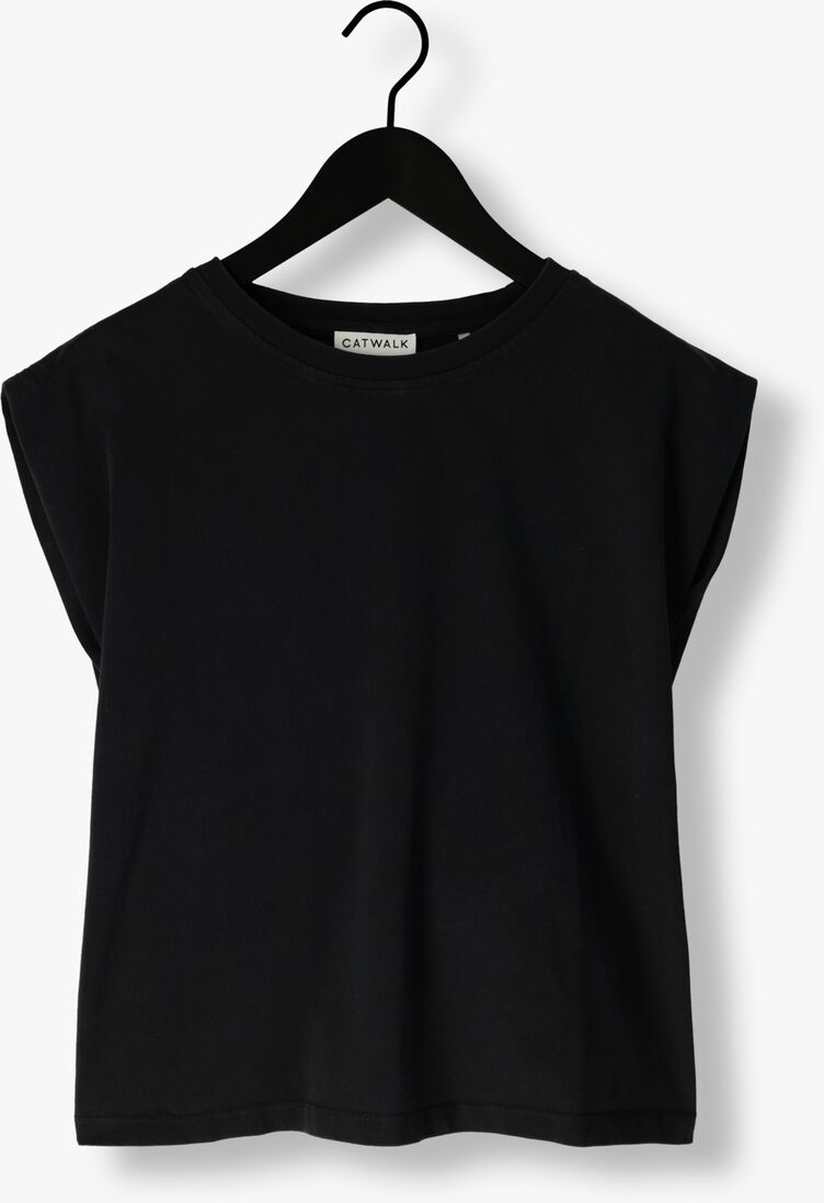 CATWALK JUNKIE grijze catwalk junkie top strong shoulder top