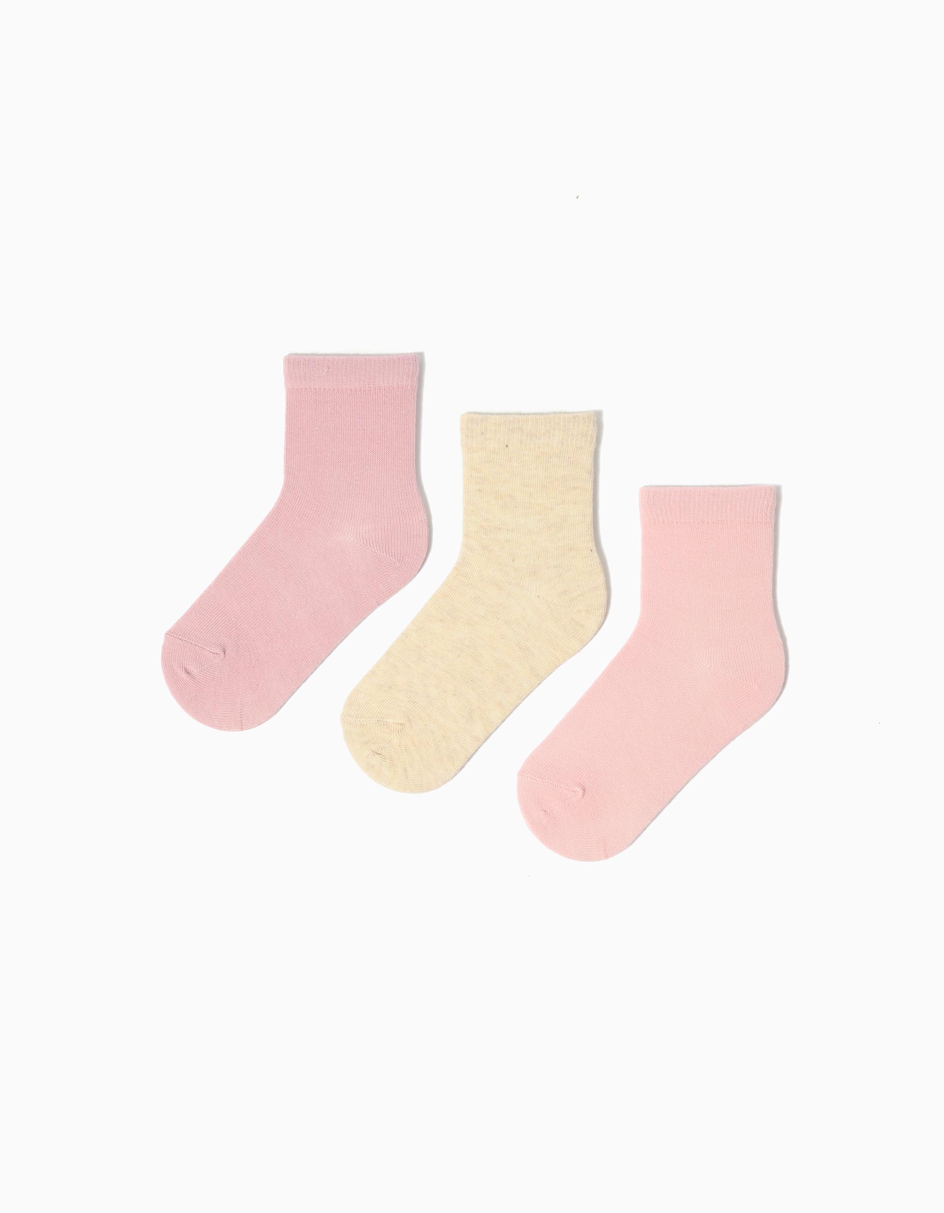 Pack 3 Pares de Meias, Menina, Multicolor