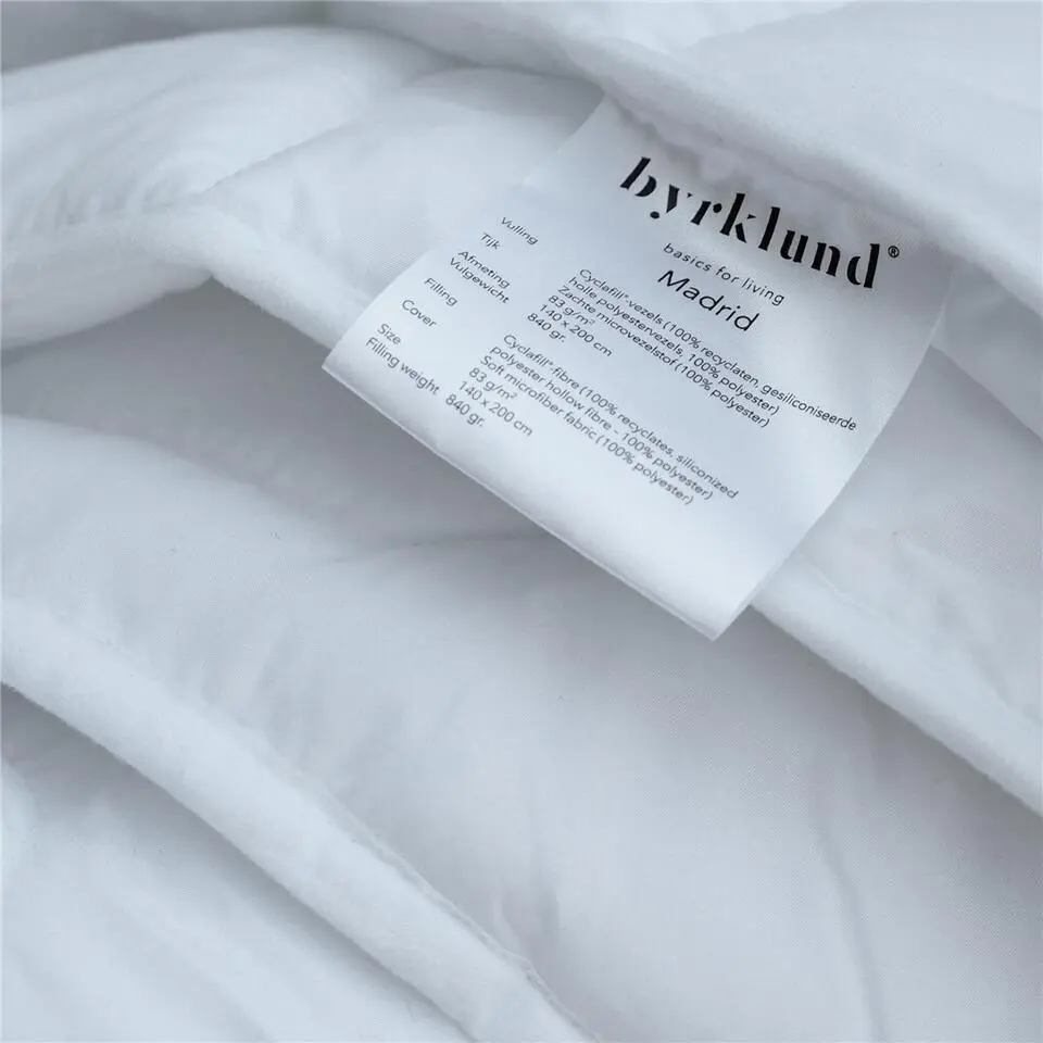 Byrklund - Dekbed All Season Madrid - 140x220 cm - Anti Allergisch