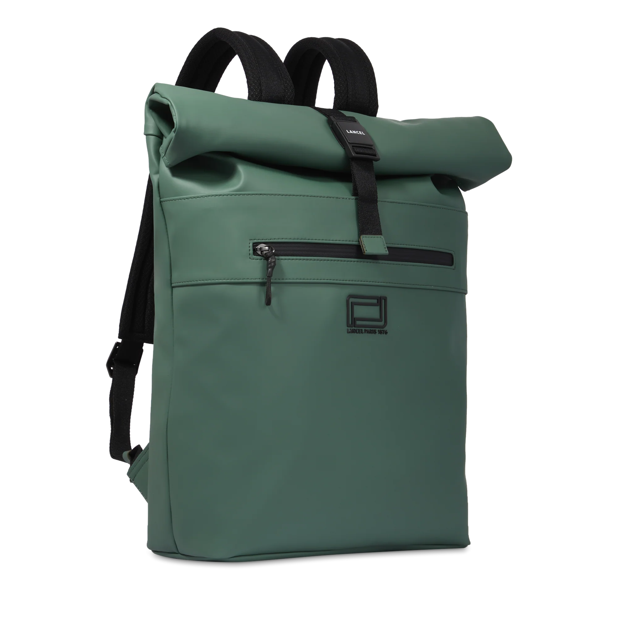 Roll-top backpack Victor de Lancel-Jade Fonce