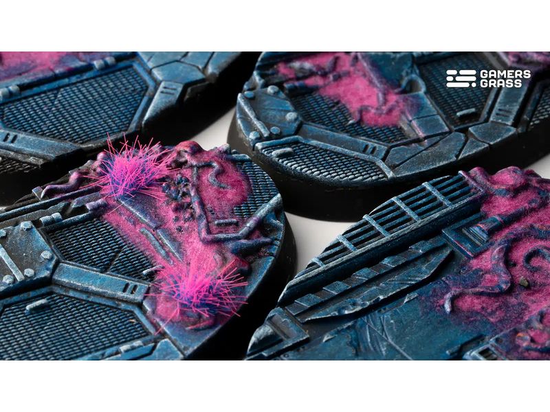 GamersGrass Base Alien Infestation oval 60 mm (x4) Hochwertige Bases für den Miniaturenbau