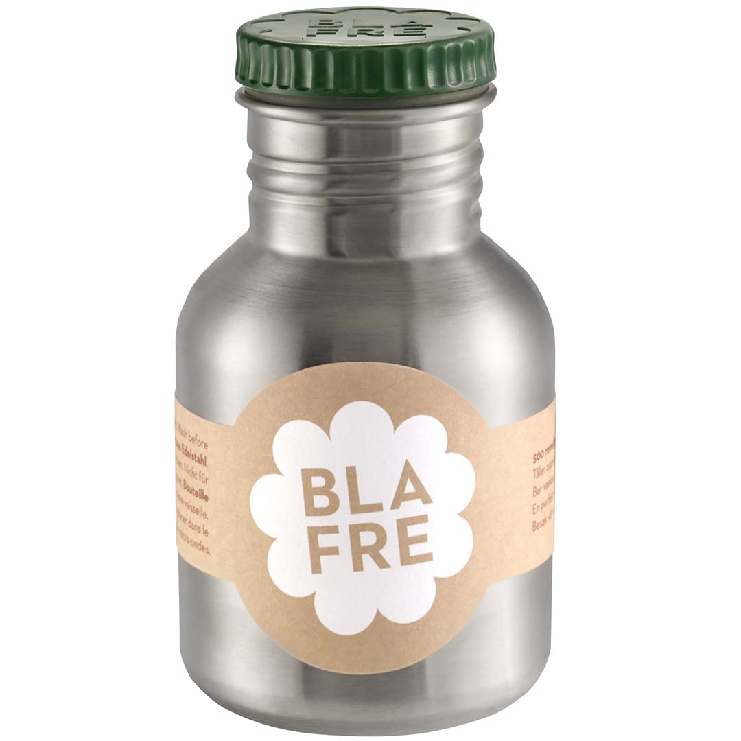 Blafre rvs drinkfles donkergroen - 300ml