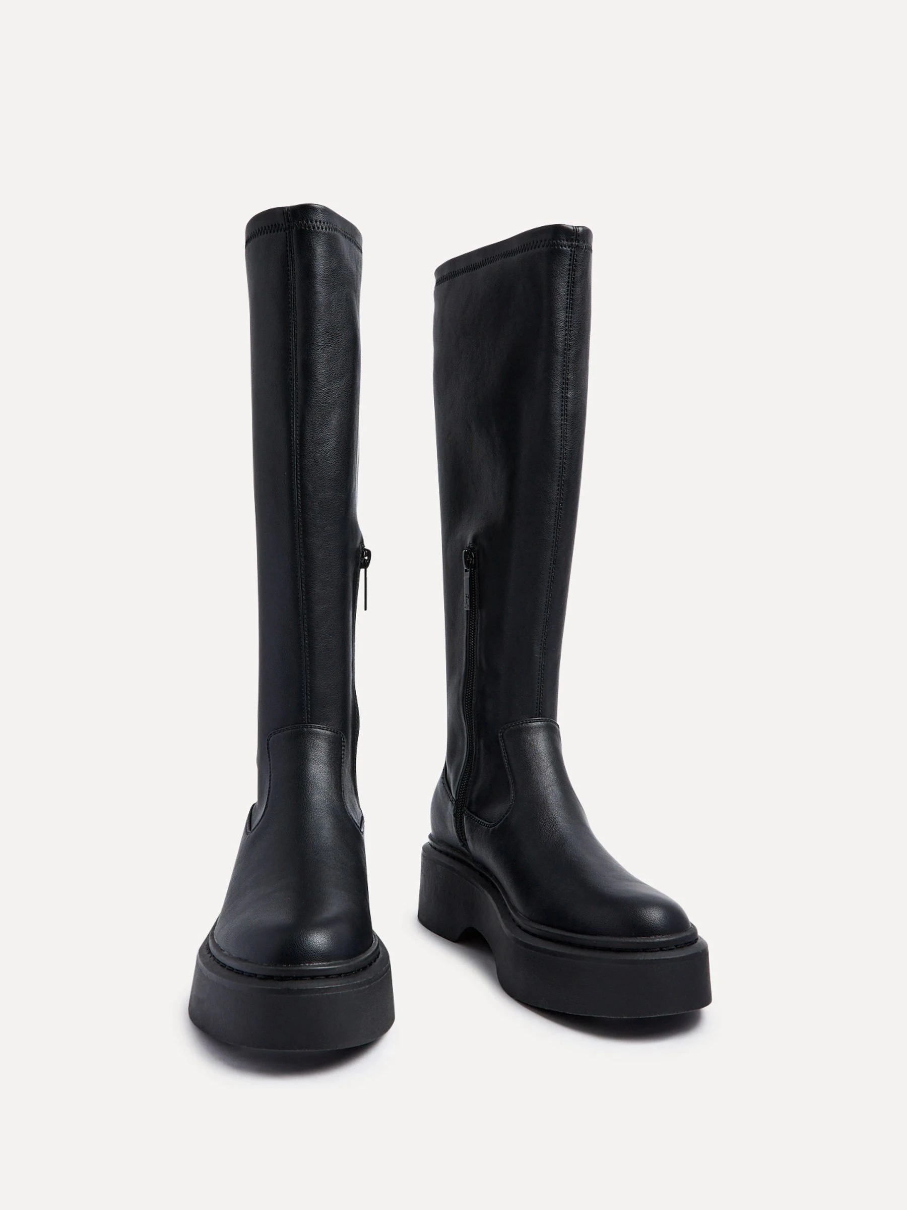 Linzi Bruna Platform High Leg Stretch Boots