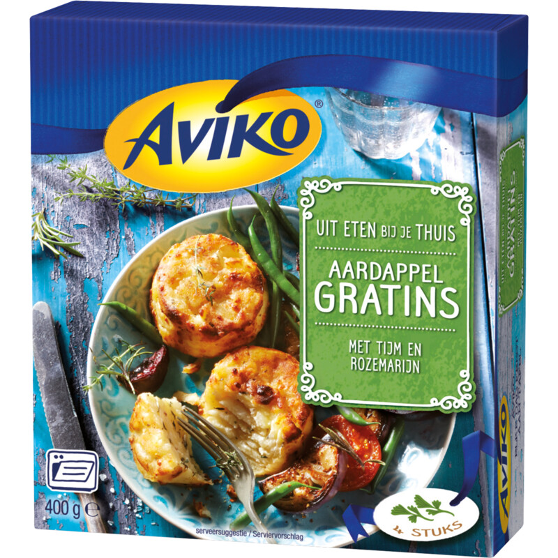 Aviko Aardappel gratin met tijm & rozemarijn