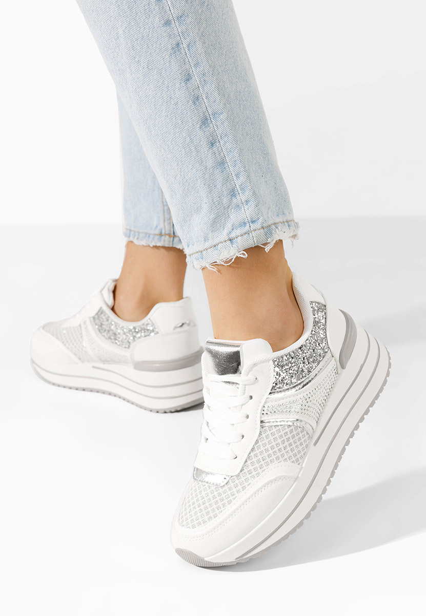 Baskets à plateforme blancs Enabella
