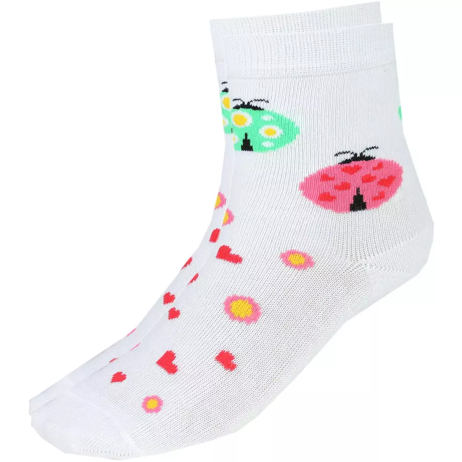 TupTam Kinder Socken Mädchen Jungen Bunt Gemustert 6er Pack rosablau