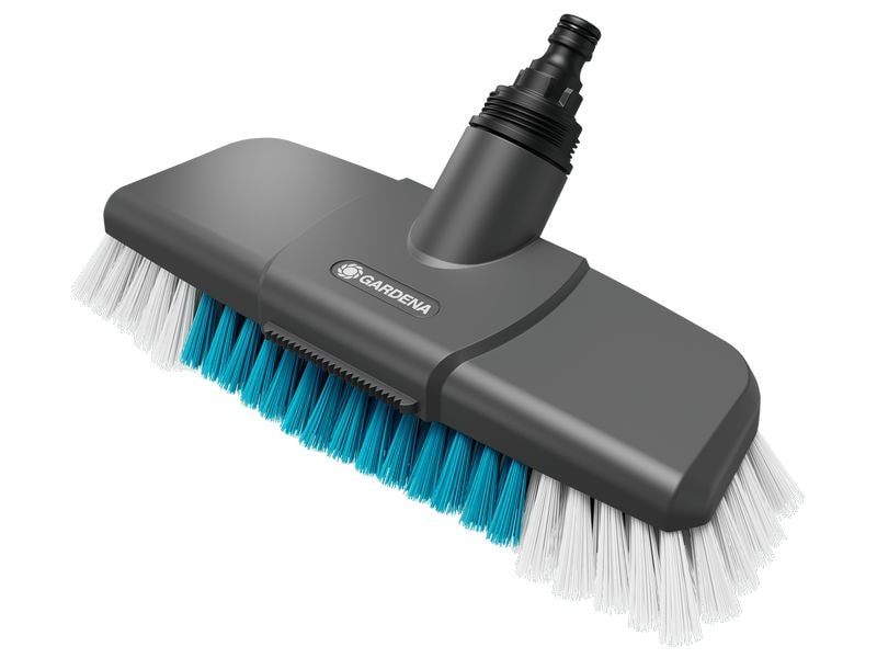 GARDENA Cleansystem Stielbürste hard Reinigungsbürste für grössere, robuste Flächen