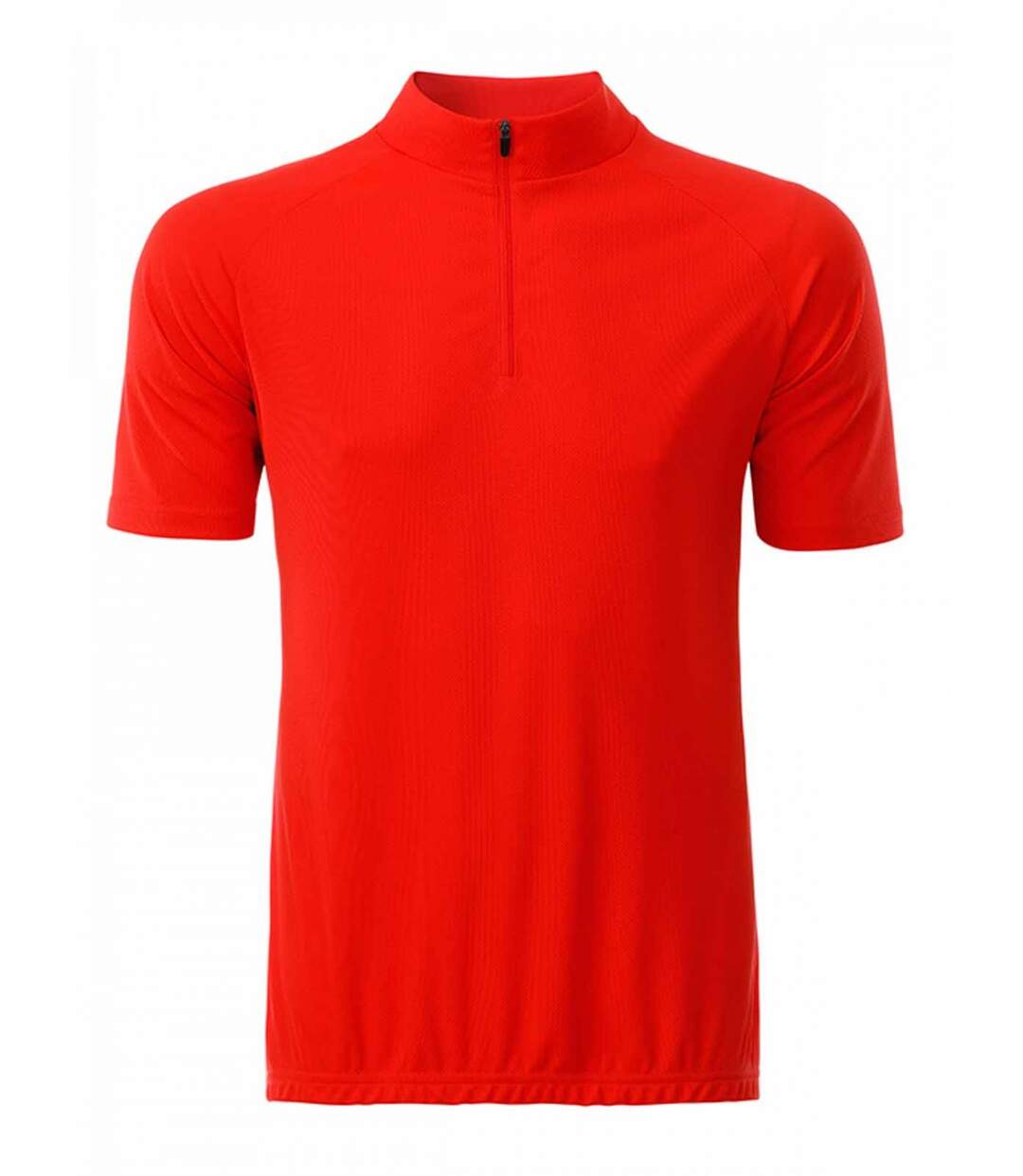 maillot cycliste zippé - HOMME - JN512 - orange vif
