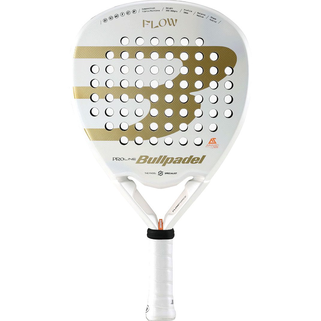 bullpadel Flow 2024 Padelschläger weiß