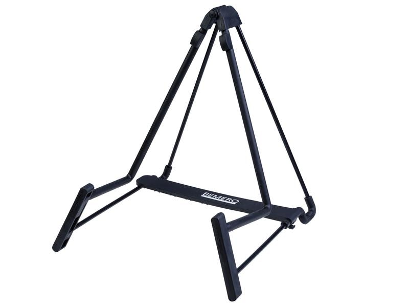 Bemero A-Gitarren-Ständer GS-5033BK Schwarz Faltbarer Akustik-Gitarrenständer