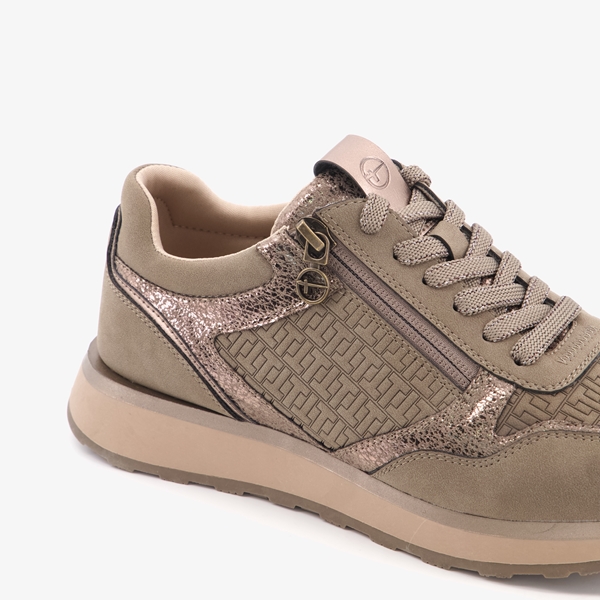 Tamaris dames sneakers met glimmende details