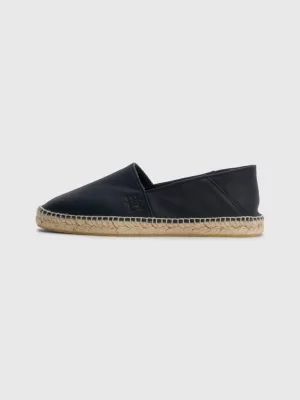 Alpargatas Tommy Hilfiger x Vacation em couro premium com monograma