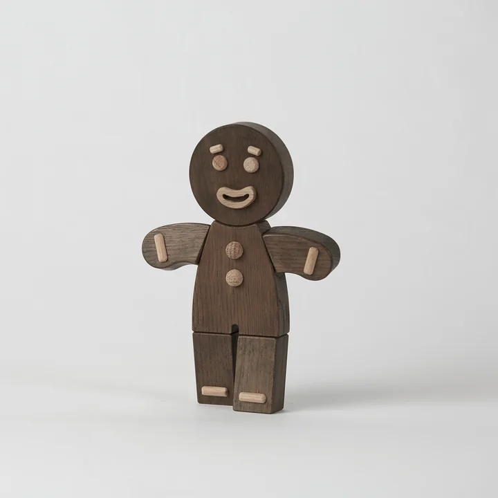 boyhood - Gingerbread Man Holzfigur, small, Eiche gebeizt