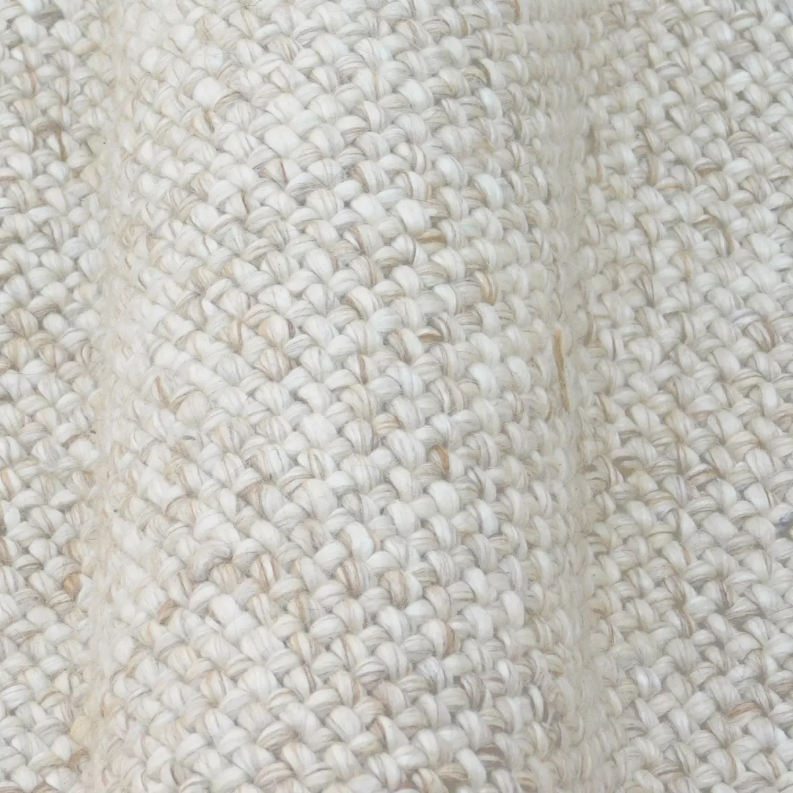 Tapis de salon rectangulaire laine tissée (140 x 200 cm) Jacks Beige
