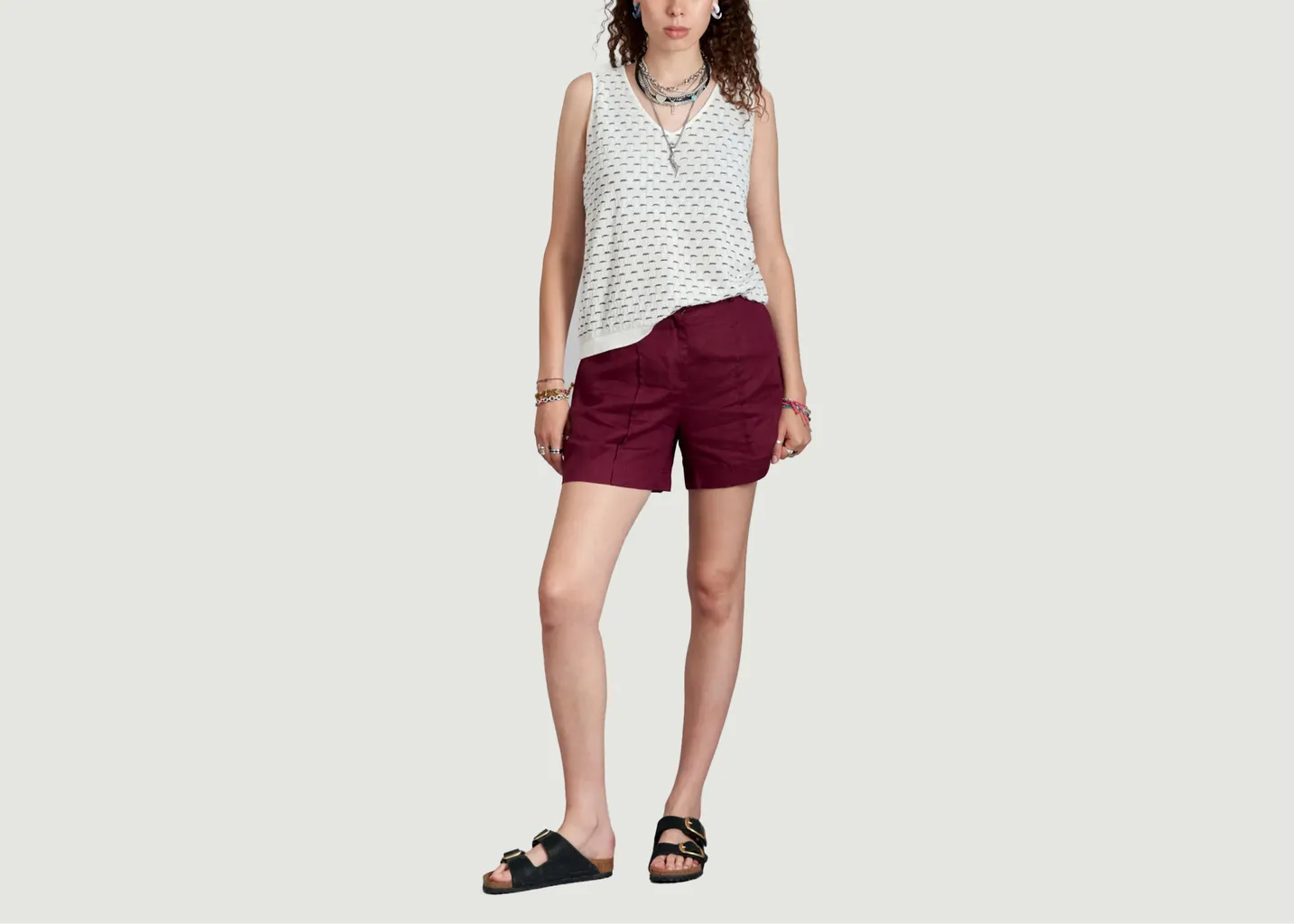 Gilet en lin Quinn komodo