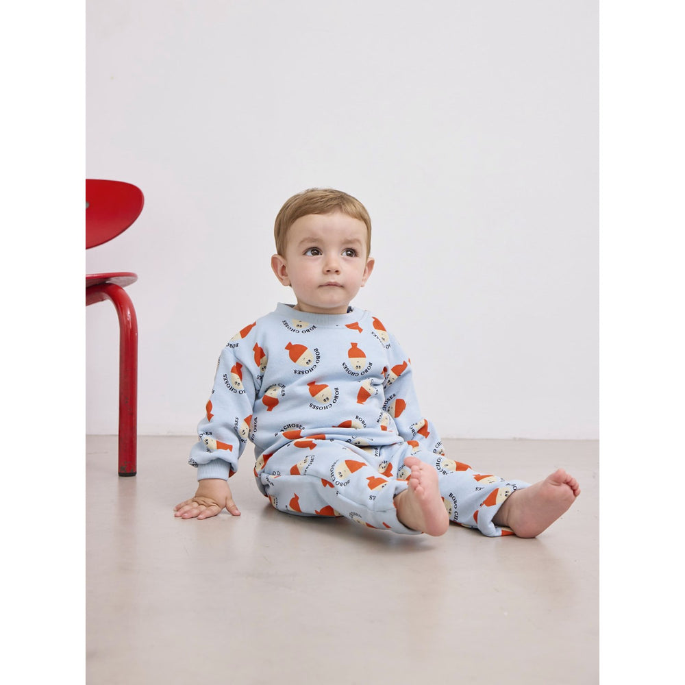Køb Bobo Choses Lys Blue Morning Egg All Over Leggings